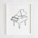 minimal piano 1 128x128
